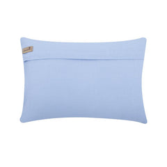 Denim Mood - Blue Denim Decorative Lumbar Pillow Cover
