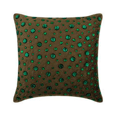 Green Gems Emerald Decorative Euro Shams