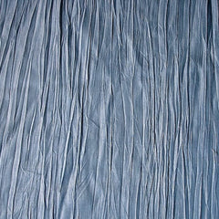 White (Crushed) Art Silk / Faux Silk Fabric By The Yard