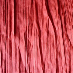 Rust (Crushed) Art Silk / Faux Silk Fabric By The Yard