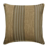 Parched Earth Beige Striped Euro Sham