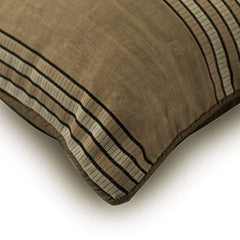 Parched Earth Beige Silk Euro Sham