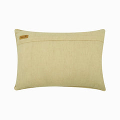 Animal Bling - Gold Faux Leather Lumbar Pillow Cover