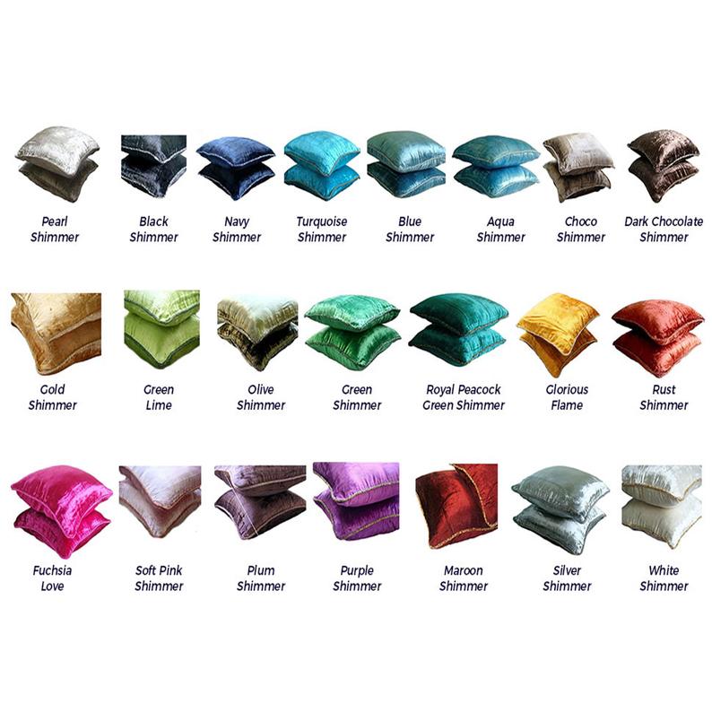 Plum Velvet Decorative Euro Sham Plum Shimmer