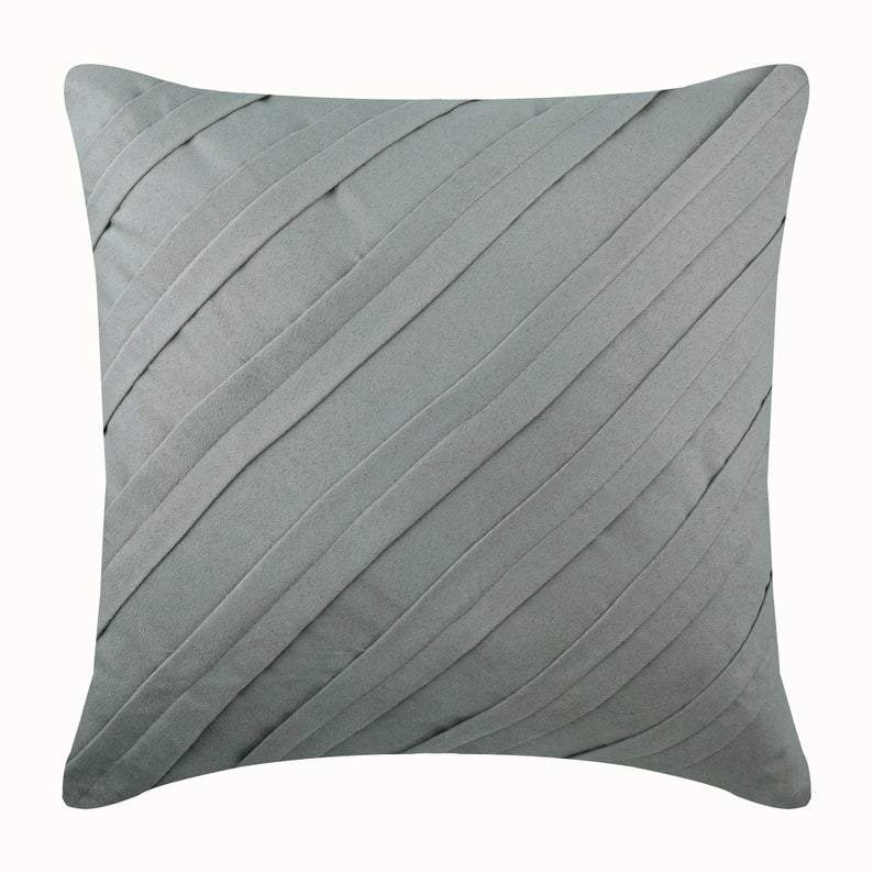 Contemporary Light Gray Euro Sham