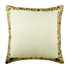 Ivory Glamour Pillow Cover