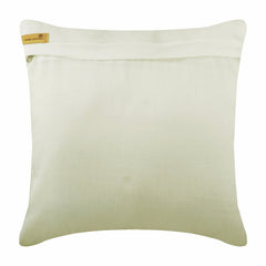 Ivory Glamour - Ivory Art Silk Throw Pillow Cover