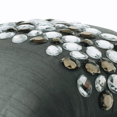 Jewels Beaded Throw Pillow Cover