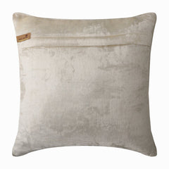 Mimosa Yellow Leaves - Mimosa Yellow Burnout Velvet Throw Pillow Cover