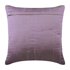 Purple Waves - Purple Art Silk Decorative Euro Sham