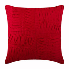 Pinch Of Love - Pink Cotton Linen Throw Pillow Cover