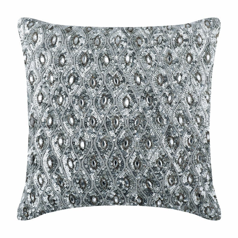 Silver Anniversary Pillow Cover