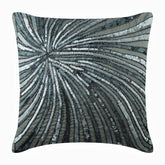Silver Bloom Euro Sham