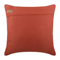 Spring Leaves - Rust Faux Suede Decorative Euro Sham
