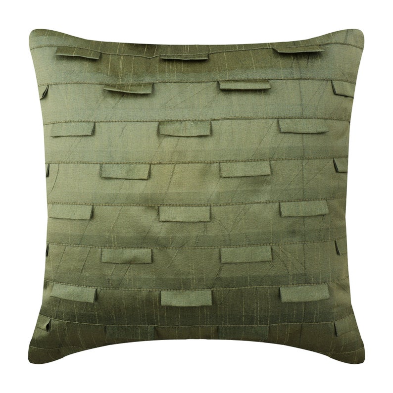 Taupe Green Ocean Pillow Cover