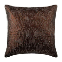 Trunk Show Brown Decorative Euro Shams