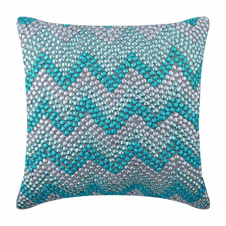 Turquoise Run Euro Sham