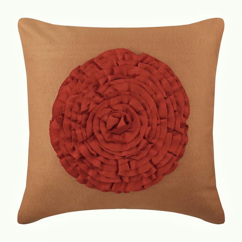 Vintage Rust Pillow Cover