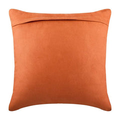 Warm Summer - Rust Suede Decorative Euro Sham