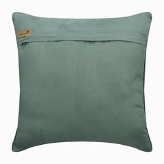 Teal Athena Blue Greek Key Maze Throw Pillow Cover