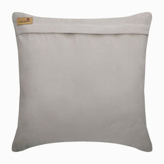 Grudgingly Silver Sequins Abstract Throw Pillow Cover