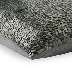 Antique Scales - Silver Art Silk Throw Pillow Cover