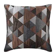 Brown Origami Euro Sham