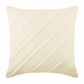 Contemporary Light Cream Pillow Cover