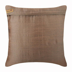 Copper N Half - Copper Art Silk Decorative Euro Sham