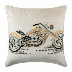 Crystal Motorbike Pillow Cover