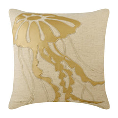 Gold Jellyfish Euro Sham