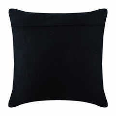 Hot Pink Rose - Beige & Ivory Faux Suede Decorative Euro Sham