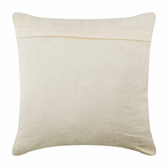 Jute Willow - Ivory Art Silk Throw Pillow Cover