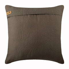 Mother Nature - Brown Cotton Linen Decorative Euro Sham