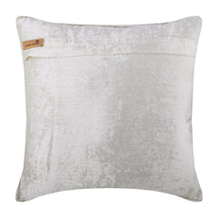 Paloma Grey Floral - Paloma Gray Burnout Velvet Throw Pillow Cover