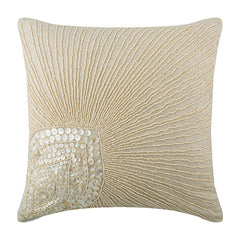 Peacock Pearls Pillow Cover