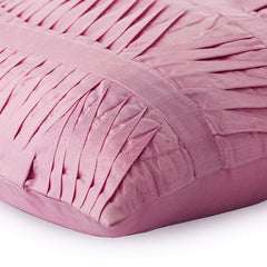 Pink Illusion - Pink Art Silk Decorative Euro Sham