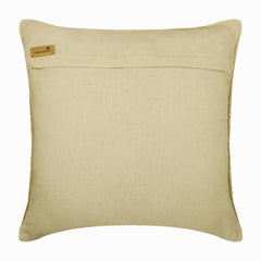 Painted Trellis Silver Foil on Jute Euro Sham Cover