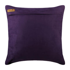 Purple Harmony - Purple Faux Suede Decorative Euro Sham