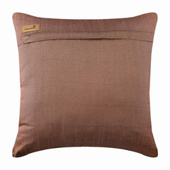 Rustic Rust - Copper Faux Leather Decorative Euro Sham