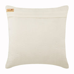 Techno Boogie - Metallic Pink Faux Leather Throw Pillow Cover