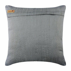 Turquoise Run - Turquoise Blue Art Silk Throw Pillow Cover