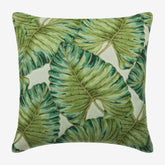 Tropical Breeze Big Leaves Euro Sham Cover