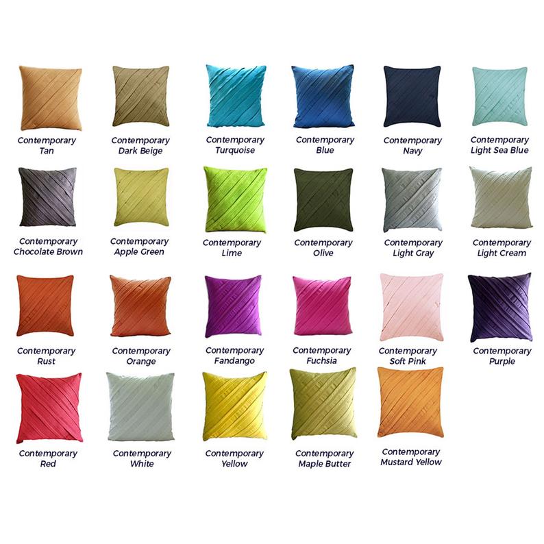 Blue Faux Suede Throw Pillow Cover Contemporary Blue