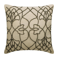 Gold Magnet - Gold Linen Throw Pillow Cover