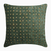 Wheeling Around Teal Green Decorative Euro Sham