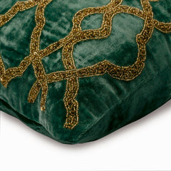 Royal Crown Lattice Throw Pillow Cover