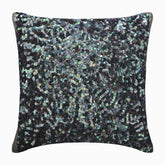 Dazzling Flora Blue Peacock Decorative Euro Sham