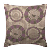 Purple Wheels Decorative Euro Sham