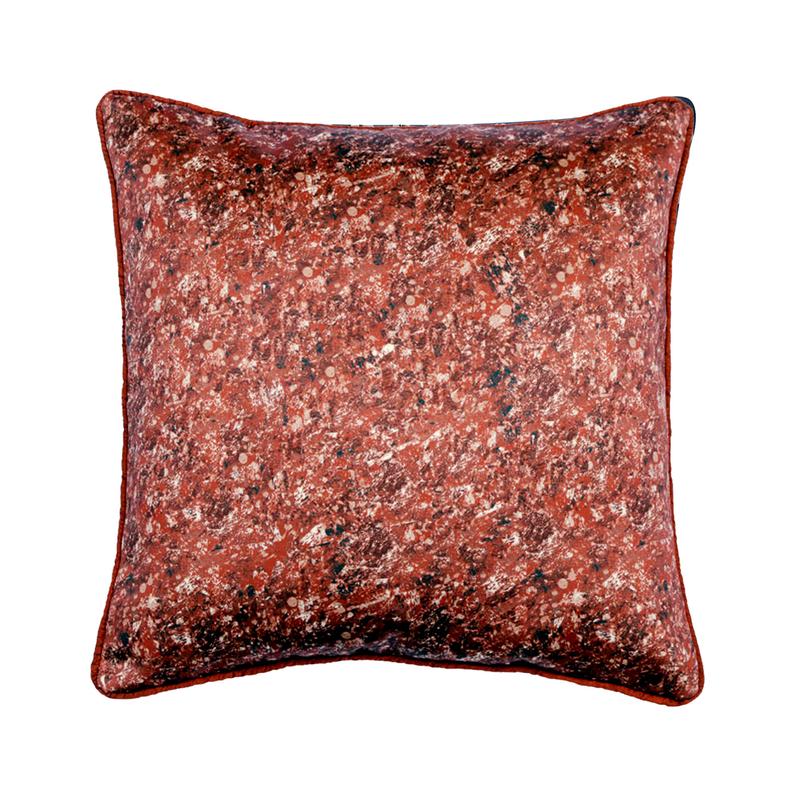 Sandstone Rust Throw Pillow Cover